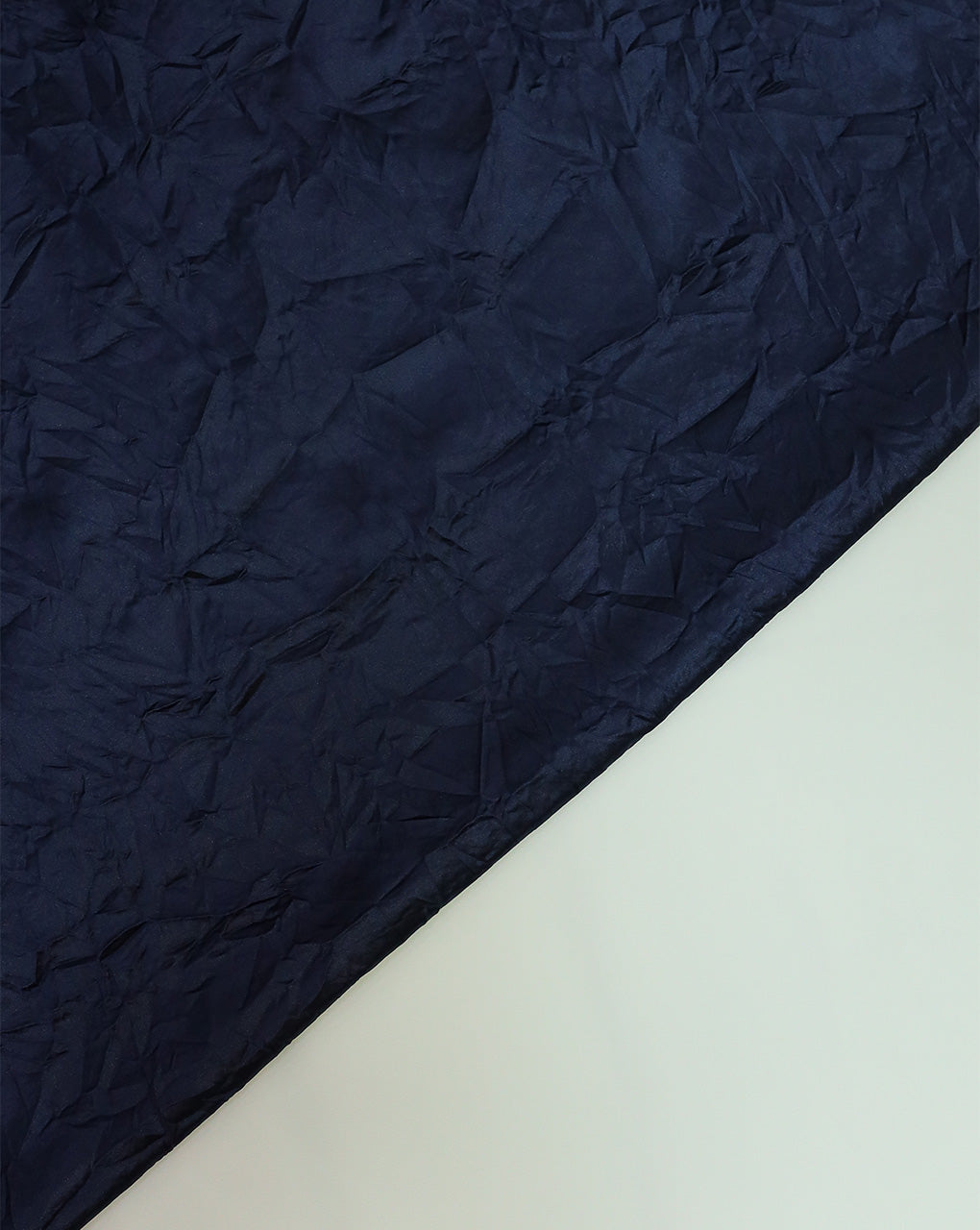 ROYAL BLUE CRUSHED POLYESTER SATIN FABRIC – Sahni Fabs