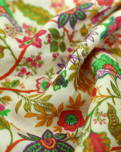 Shop For Floral Rayon Summer Fabric Online