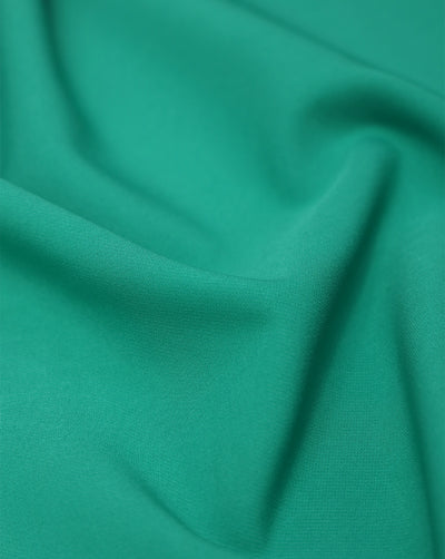 PERSIAN GREEN BANANA CREPE FABRIC