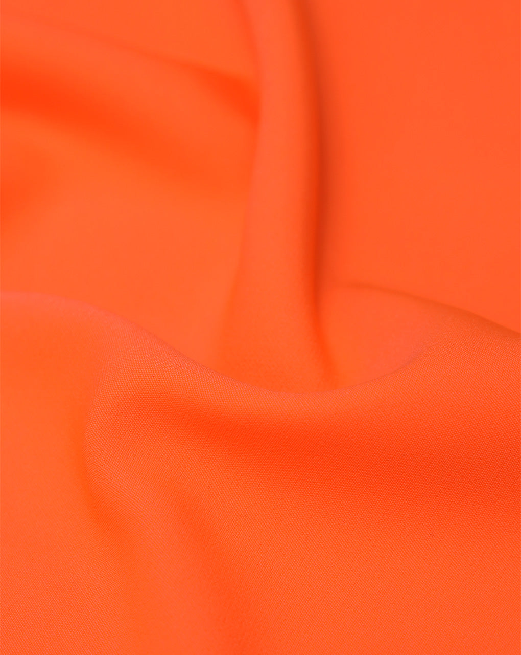 FLOURSCENT ORANGE BANANA CREPE FABRIC