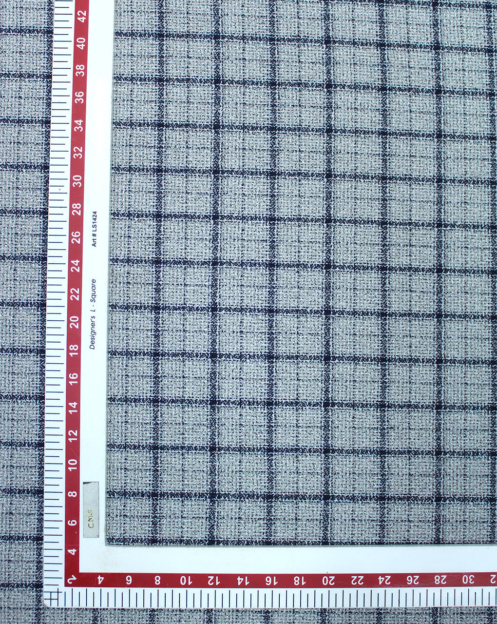 CHECKS WOOLEN TWEED FABRIC (WIDTH 56 INCHES)