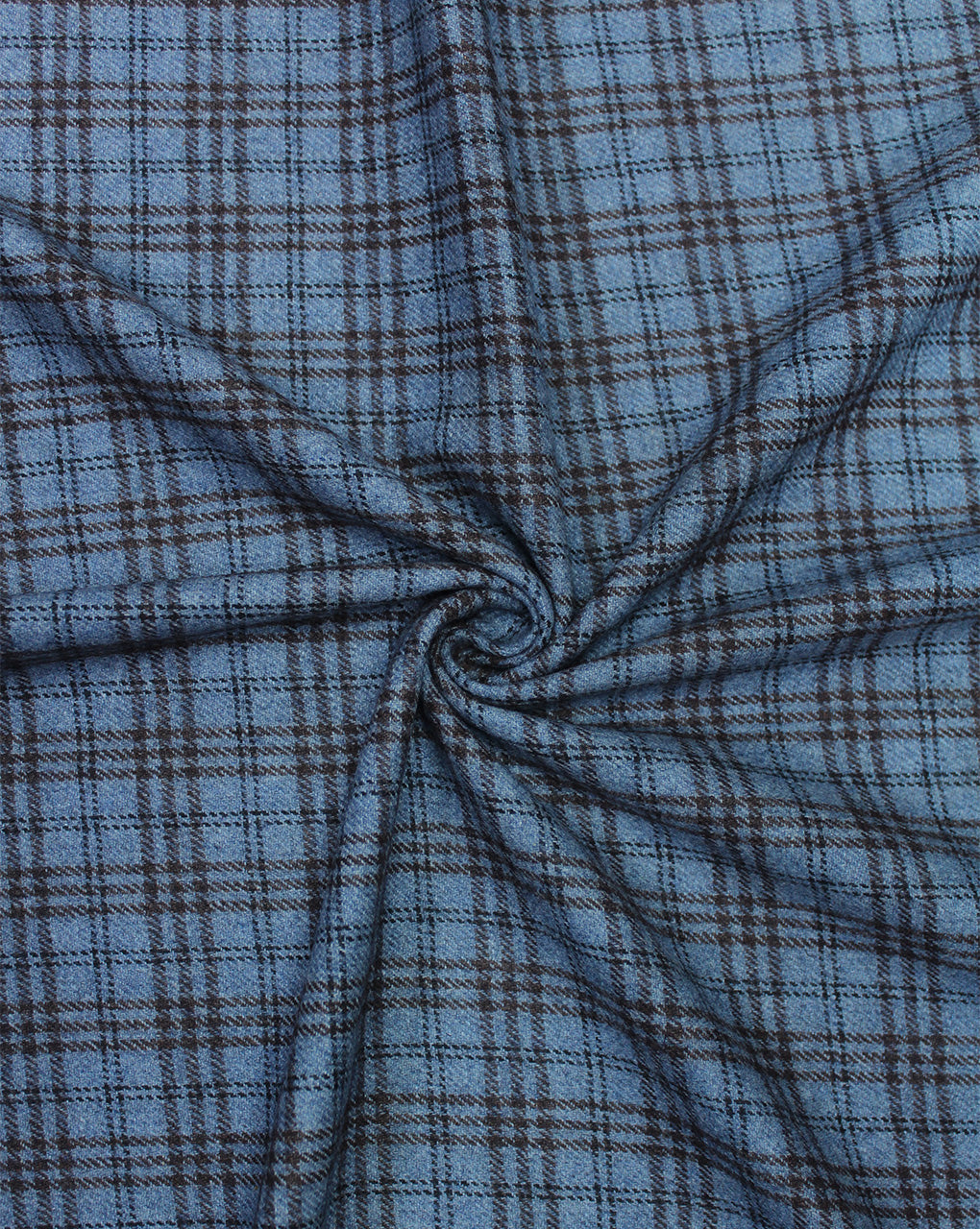 CHECKS WOOLEN TWEED FABRIC (WIDTH 56 INCHES)