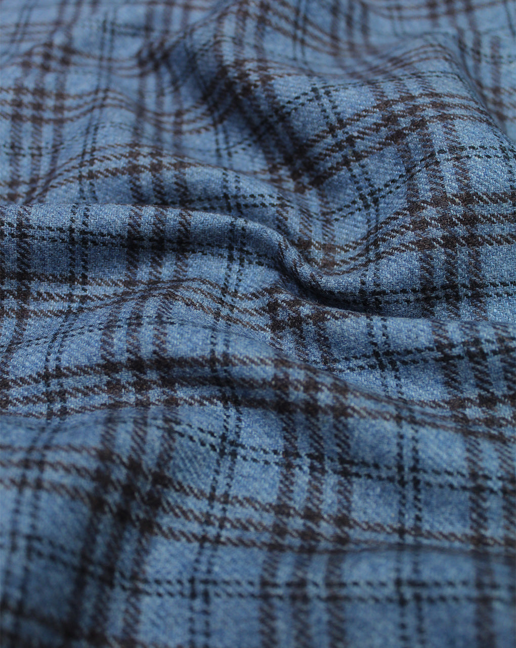 CHECKS WOOLEN TWEED FABRIC (WIDTH 56 INCHES)