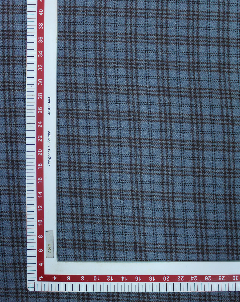 CHECKS WOOLEN TWEED FABRIC (WIDTH 56 INCHES)