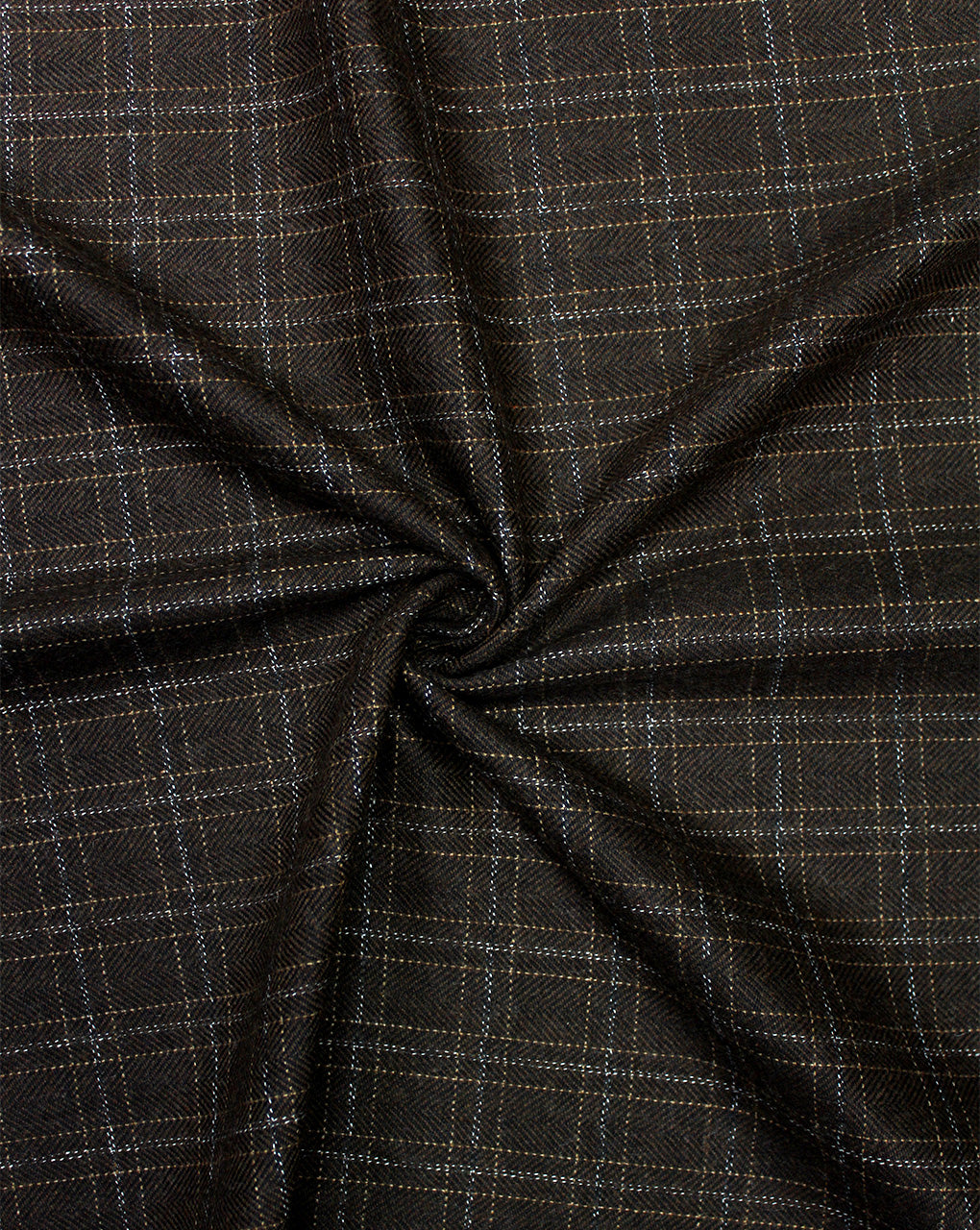 CHECKS WOOLEN TWEED FABRIC (WIDTH 56 INCHES)