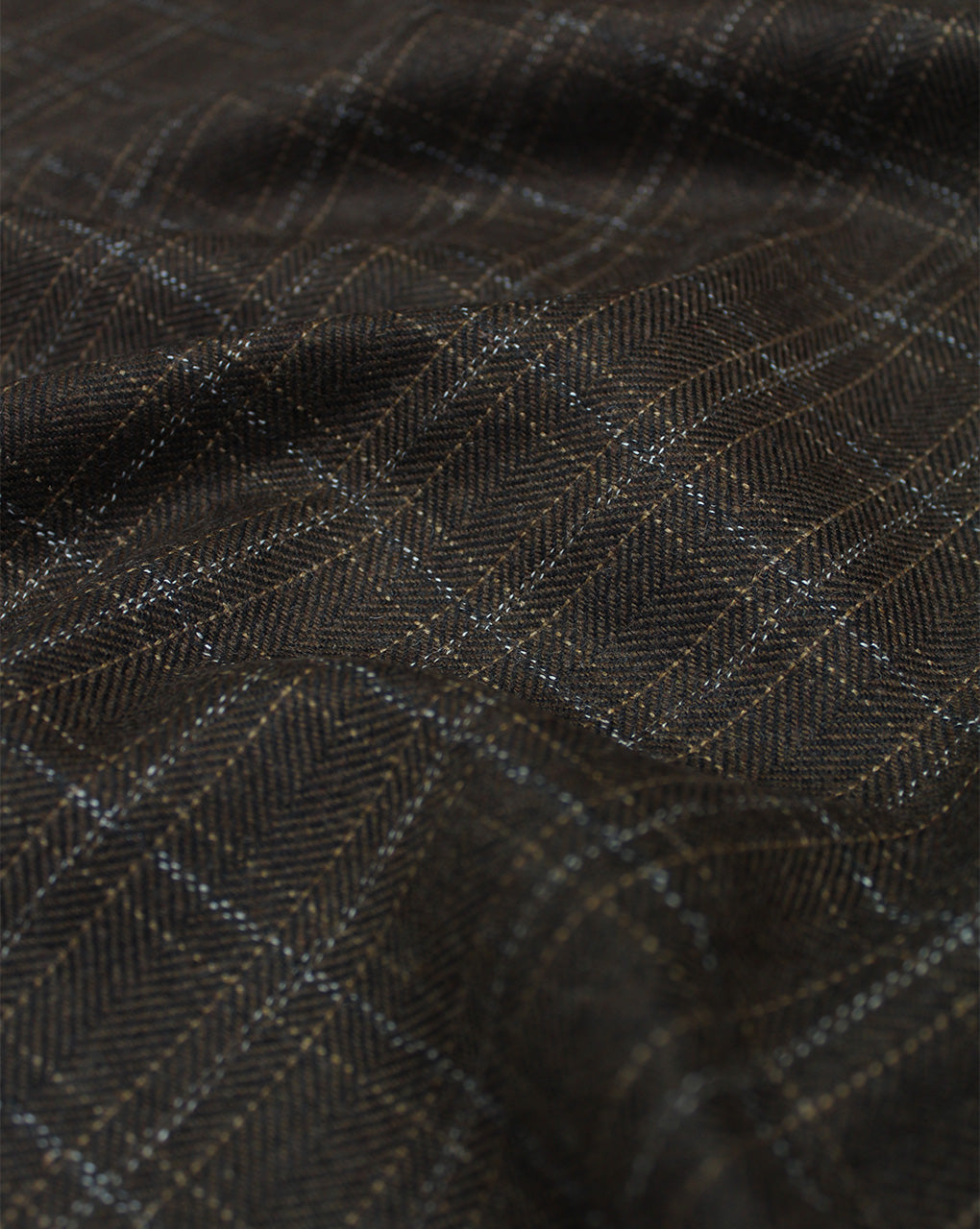 CHECKS WOOLEN TWEED FABRIC (WIDTH 56 INCHES)