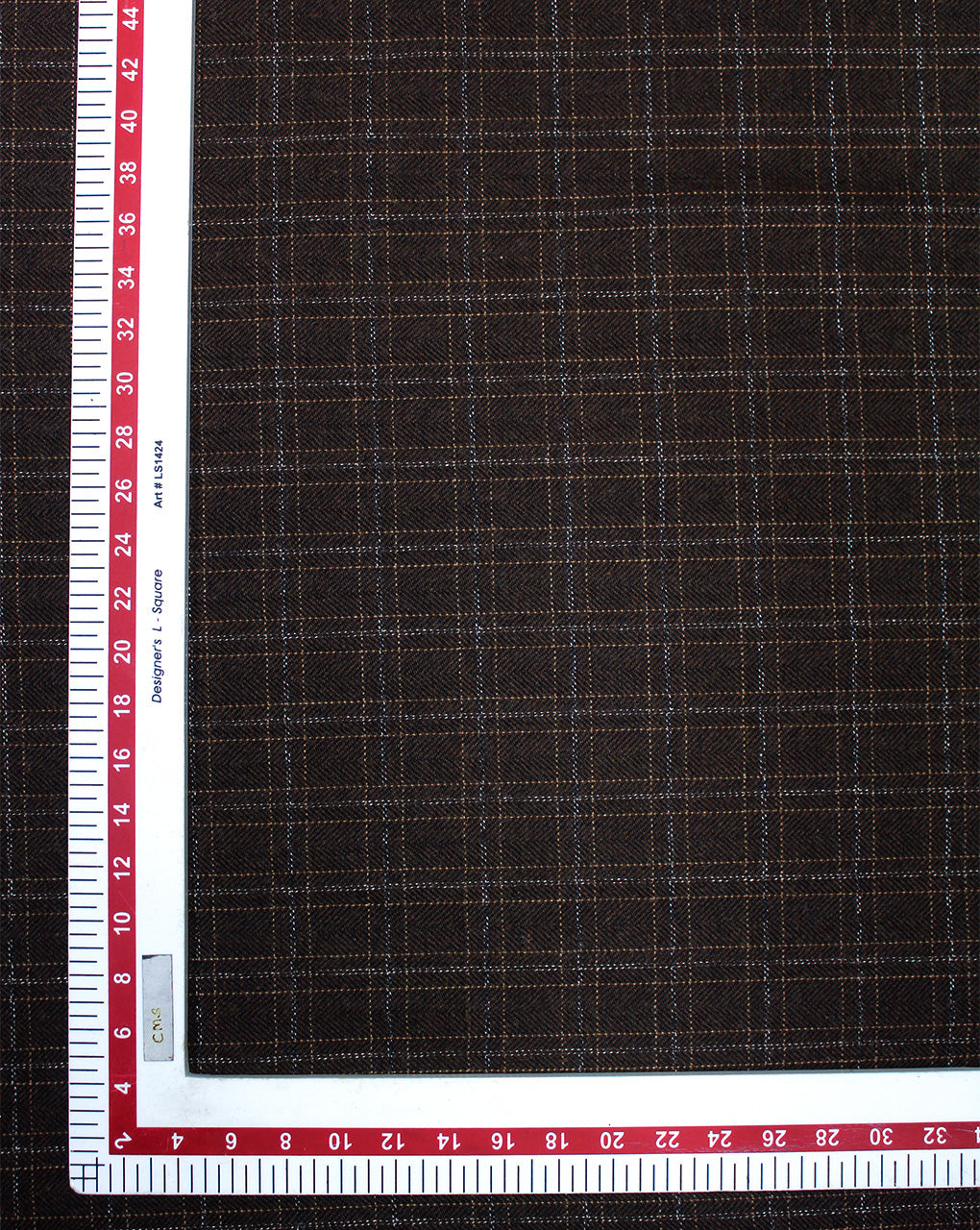 CHECKS WOOLEN TWEED FABRIC (WIDTH 56 INCHES)