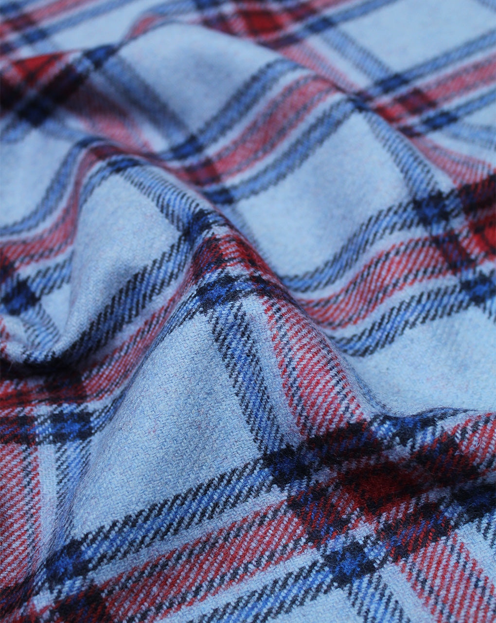 CHECKS WOOLEN TWEED FABRIC (WIDTH 56 INCHES)