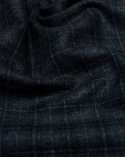 CHECKS WOOLEN TWEED FABRIC