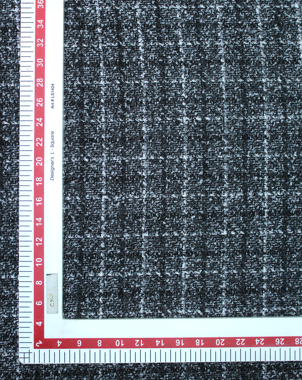 CHECKS WOOLEN TWEED FABRIC (WIDTH 56 INCHES)