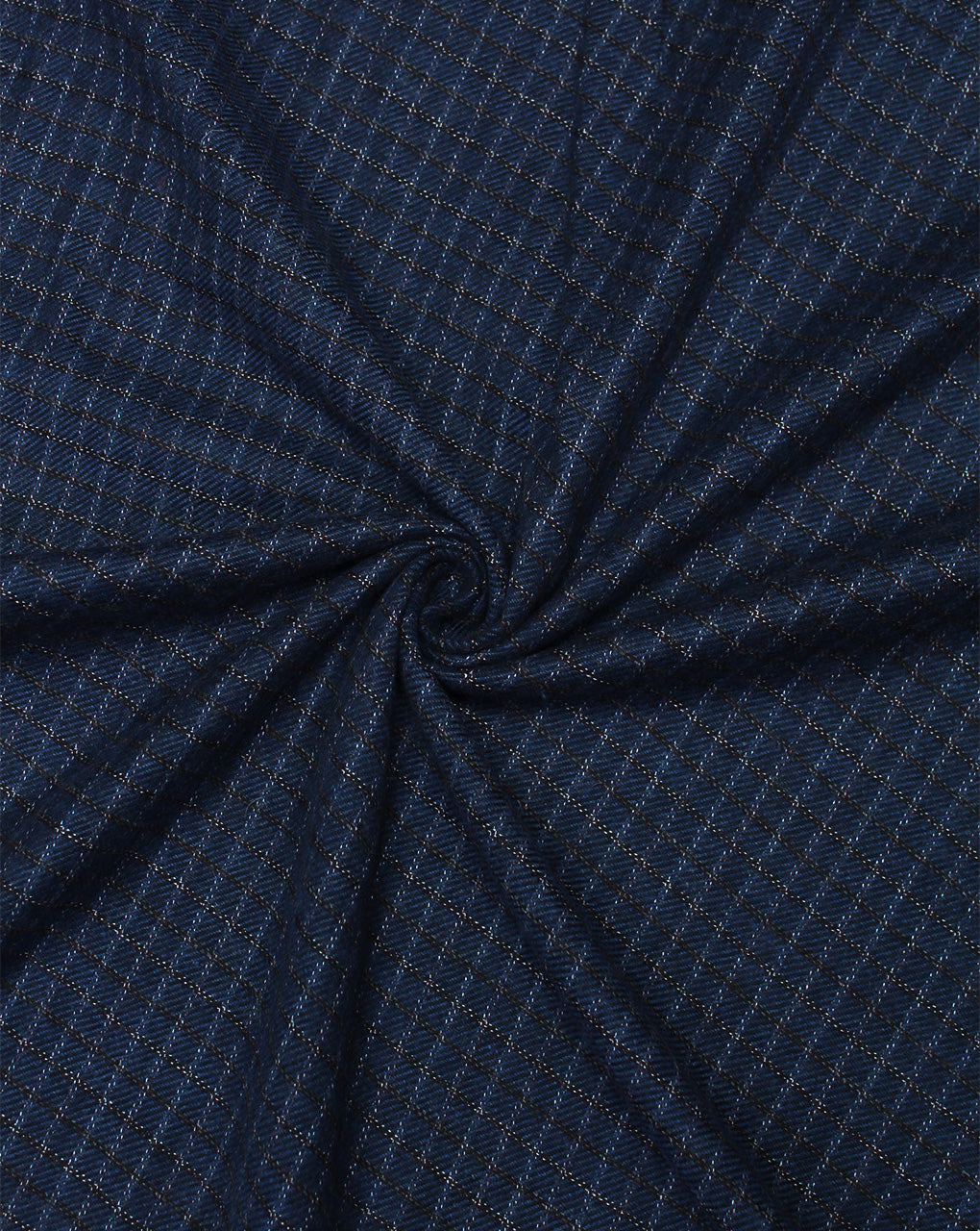 CHECKS WOOLEN TWEED FABRIC