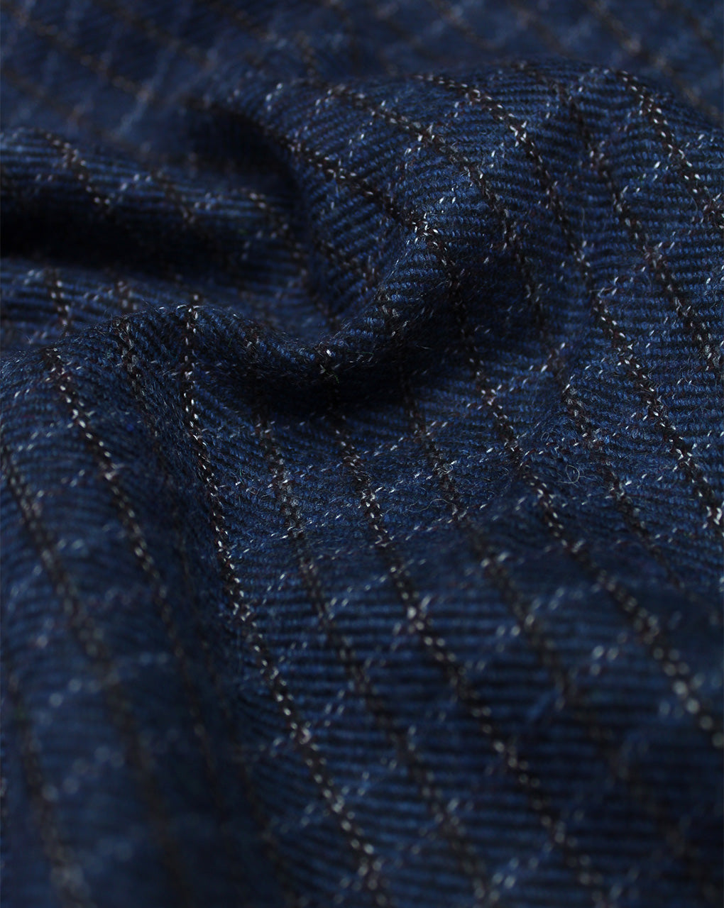 CHECKS WOOLEN TWEED FABRIC