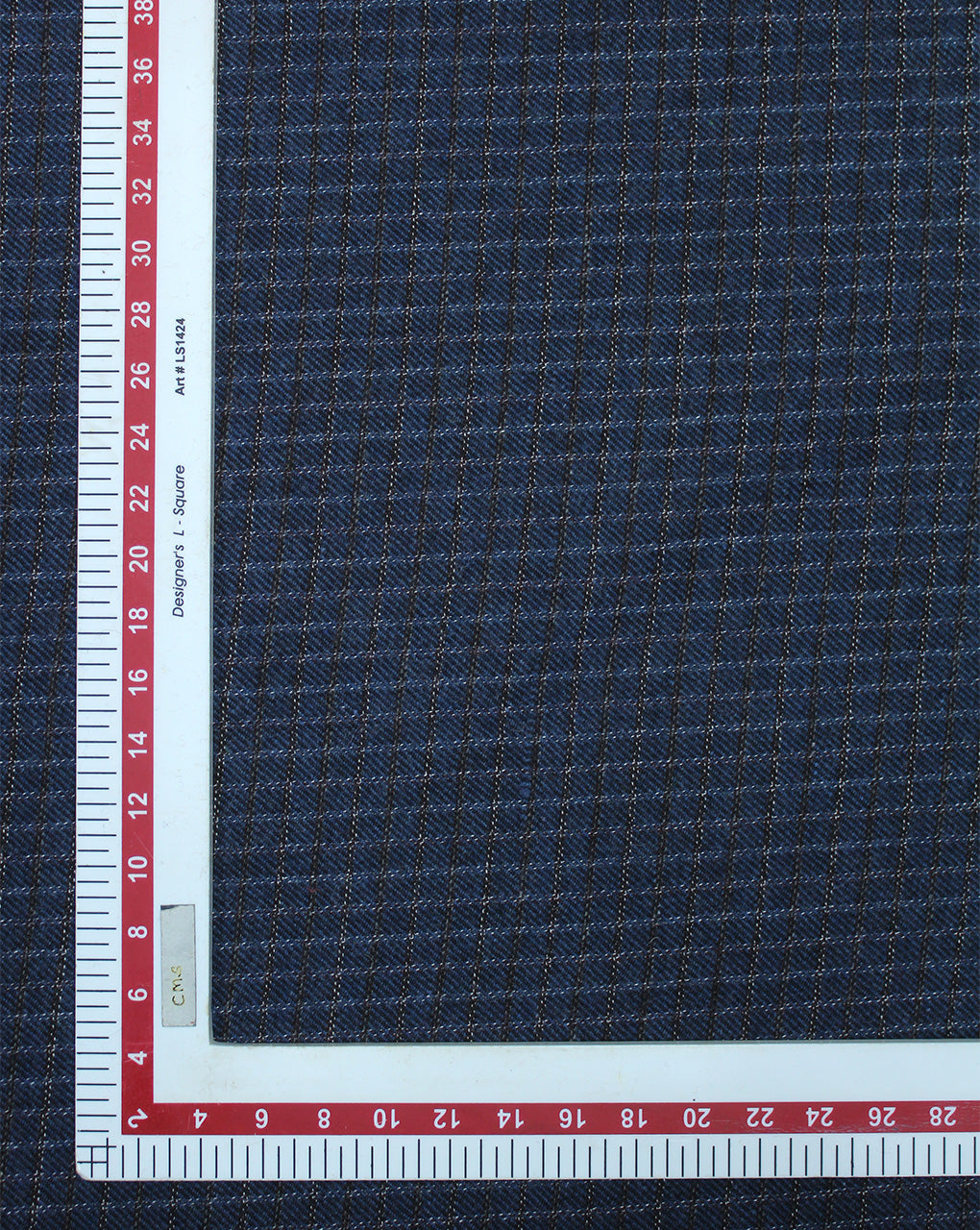 CHECKS WOOLEN TWEED FABRIC