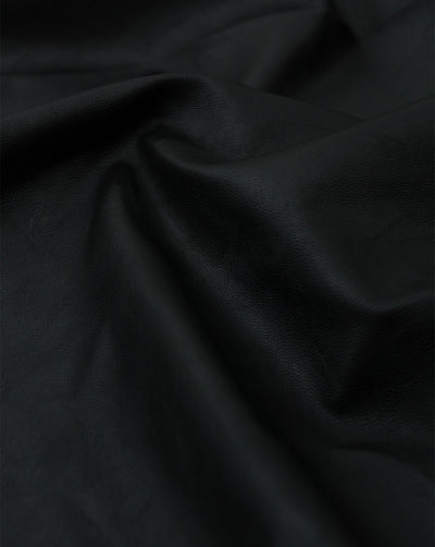 BLACK LEATHERITE FABRIC (WIDTH-56 INCHES)