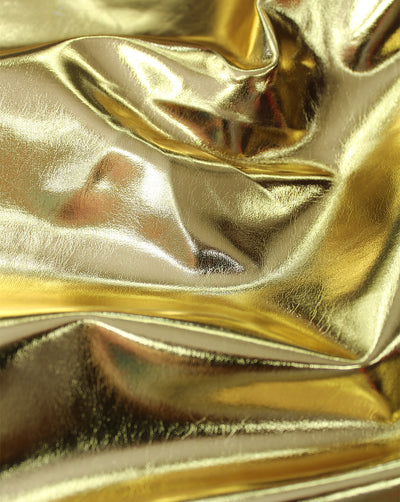 SHINING GOLD LEATHERITE FABRIC (WIDTH-56 INCHES)