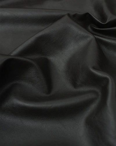 BLACK LEATHERITE FABRIC (WIDTH-56 INCHES)