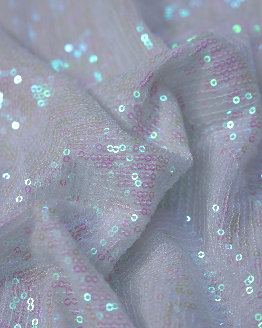 VISCOSE GEORGETTE SEQUINS EMBROIDERY FABRIC