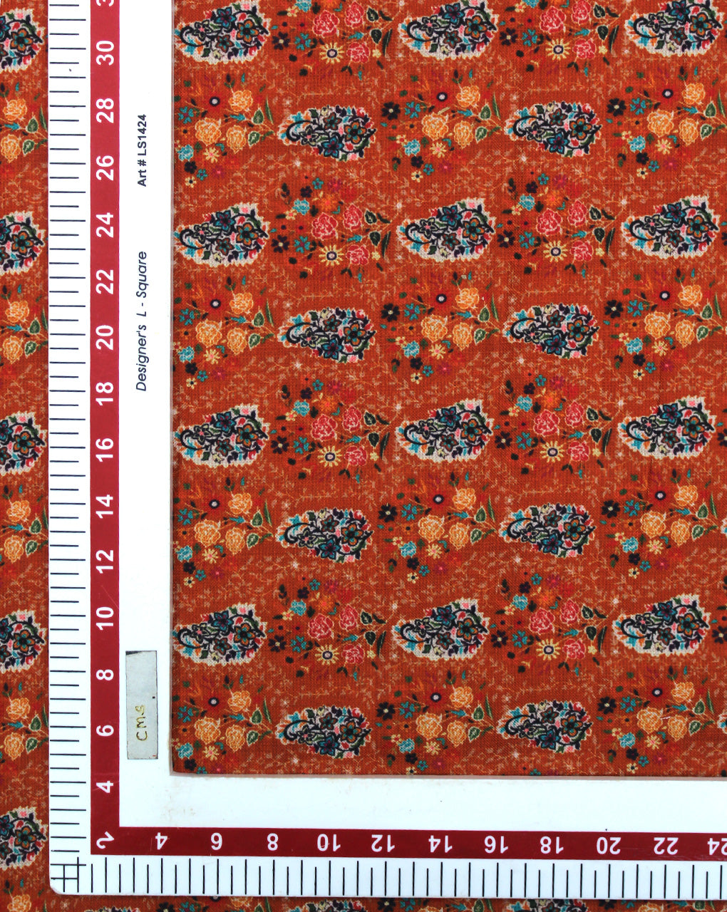 MULTICOLOR PRINTED SPUN FABRIC (WIDTH - 44 INCHES)