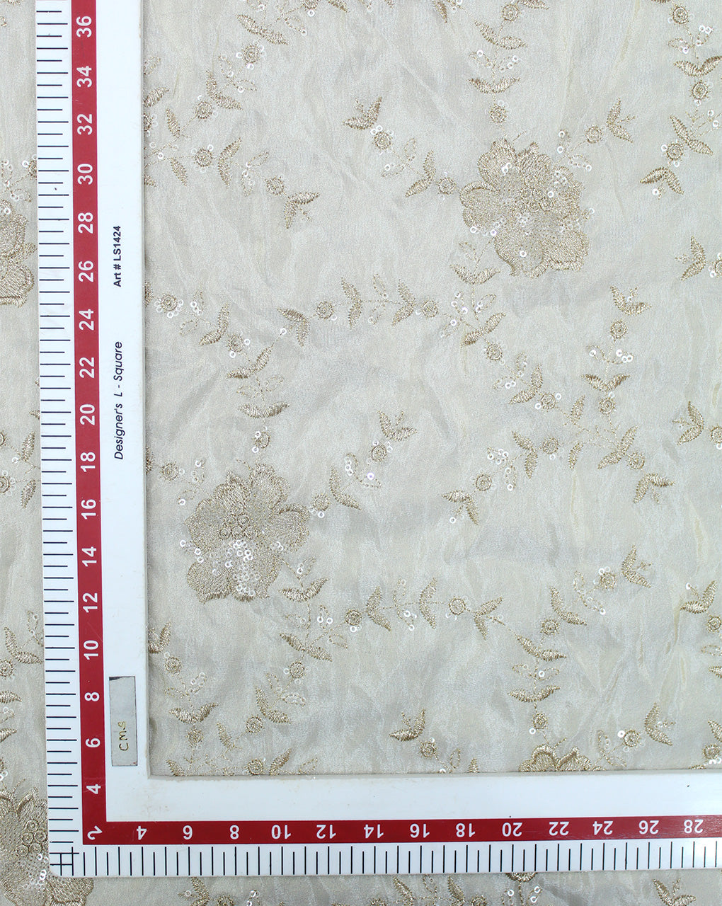 POLYESTER TISSUE EMBROIDERY FABRIC