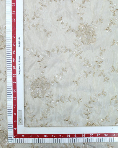 POLYESTER TISSUE EMBROIDERY FABRIC