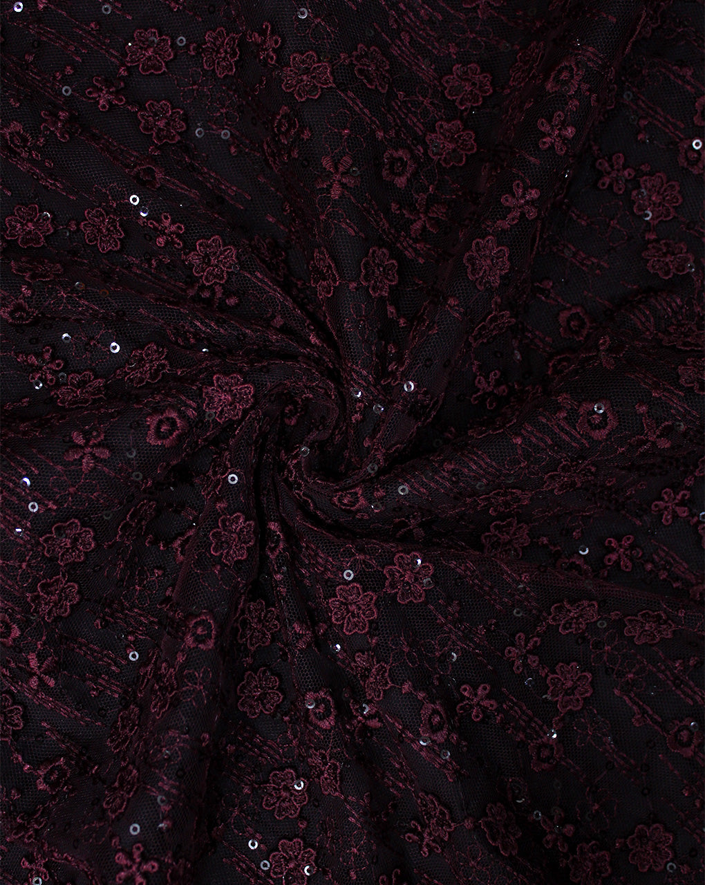 POLYESTER NET SEQUINES EMBROIDERY FABRIC