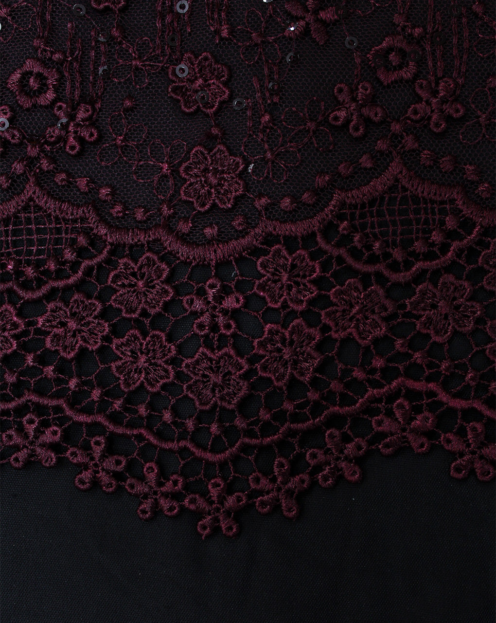 POLYESTER NET SEQUINES EMBROIDERY FABRIC