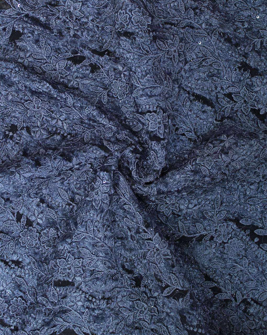 POLYESTER NET SEQUINES EMBROIDERY FABRIC