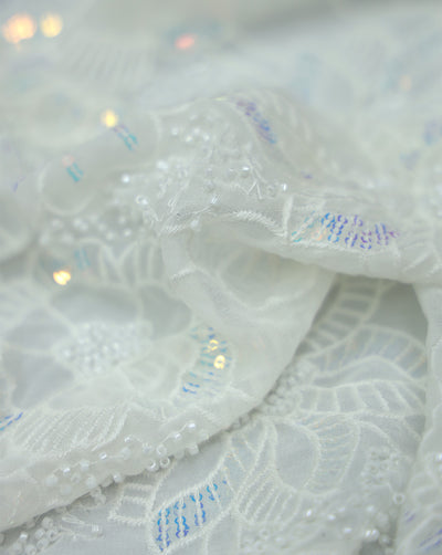 SEQUINS EMBROIDERY FABRIC