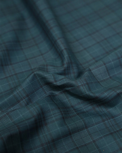 CHECKS PATTERN GIZA COTTON FABRIC (WIDTH - 58 INCHES)