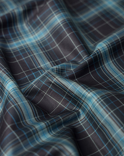 CHECKS PATTERN GIZA COTTON FABRIC (WIDTH - 58 INCHES)