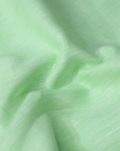 MINT GREEN PLAIN LINEN CHAMBRAY FABRIC