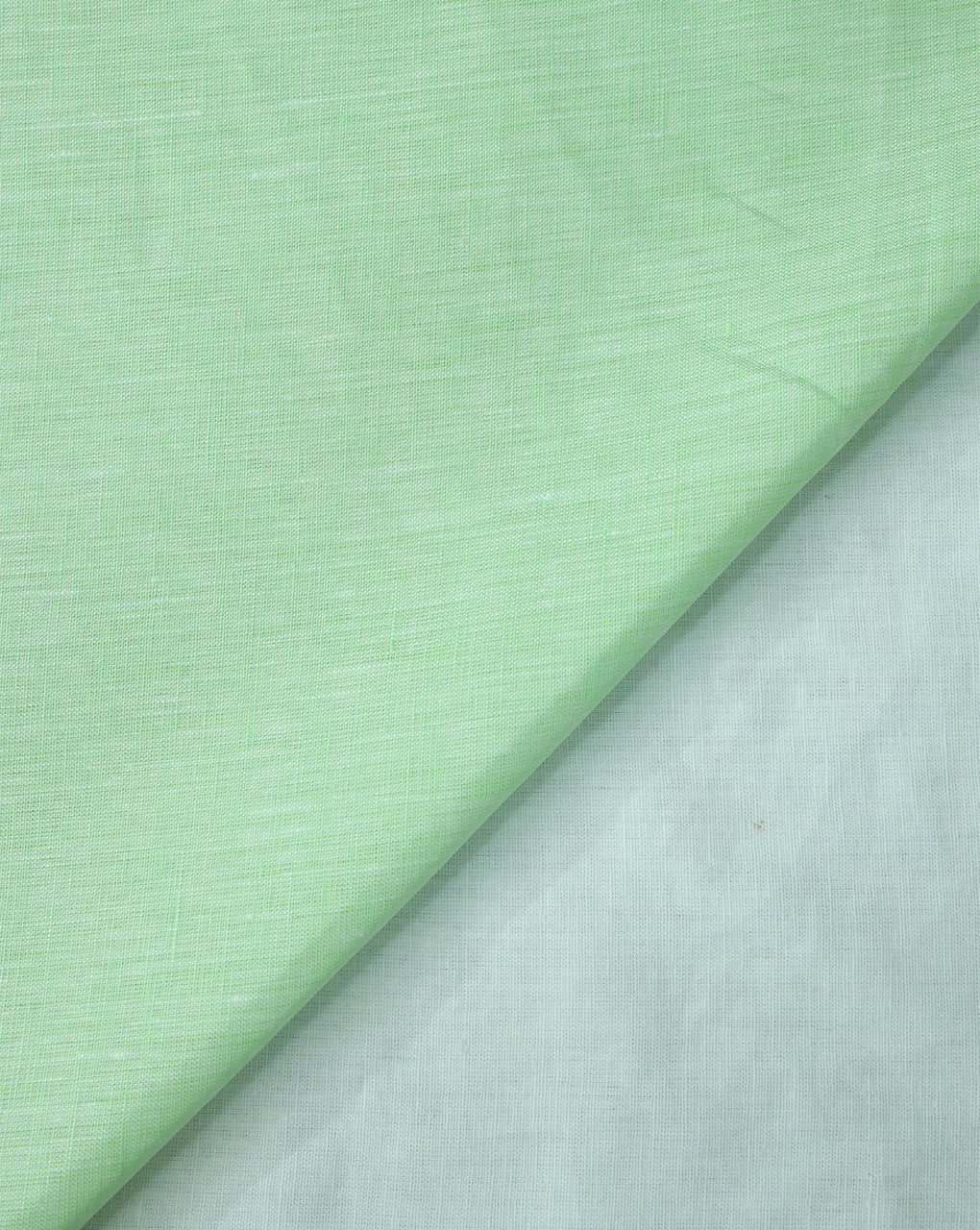 MINT GREEN PLAIN LINEN CHAMBRAY FABRIC