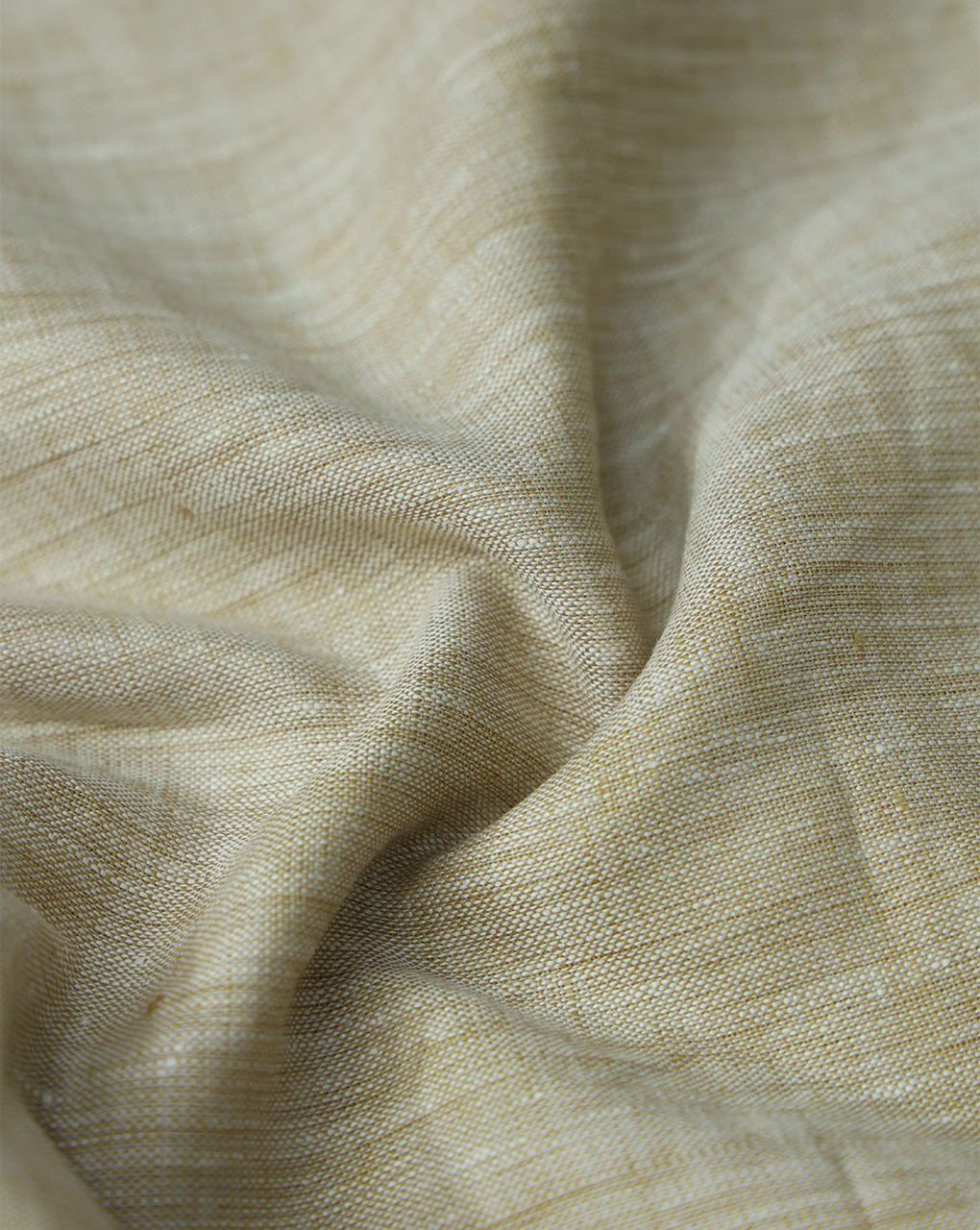 BEIGE PLAIN LINEN CHAMBRAY FABRIC