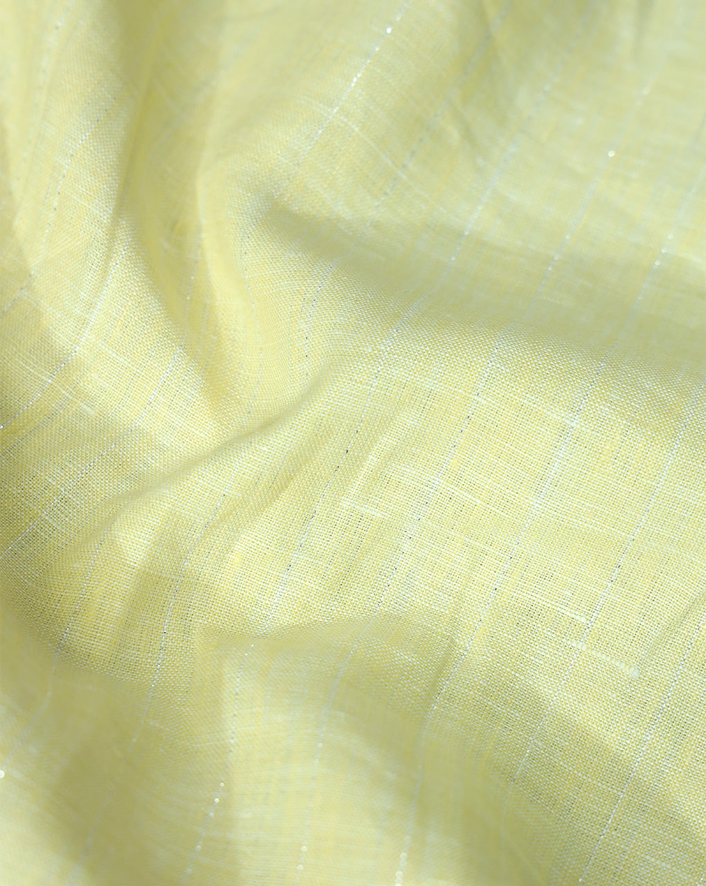 YELLOW CHECKS DESIGN LINEN FABRIC