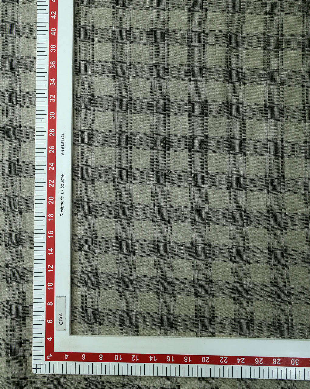 MULTICOLOR CHECKS DESIGN LINEN FABRIC