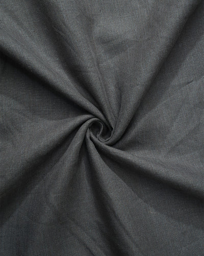 DARK BROWN LINEN SUITING FABRIC