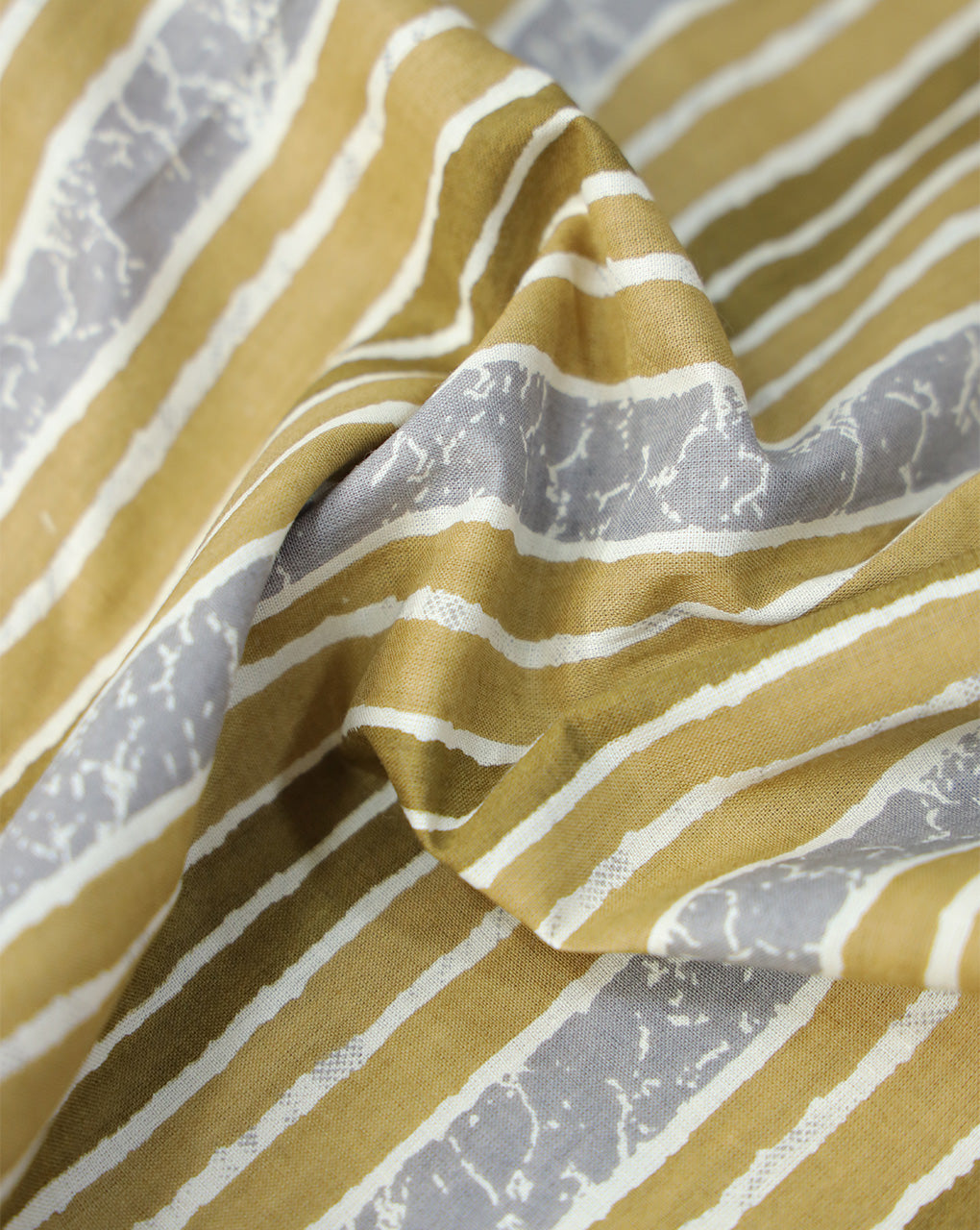 MULTICOLOR STRIPES DESIGN COTTON PRINTED FABRIC