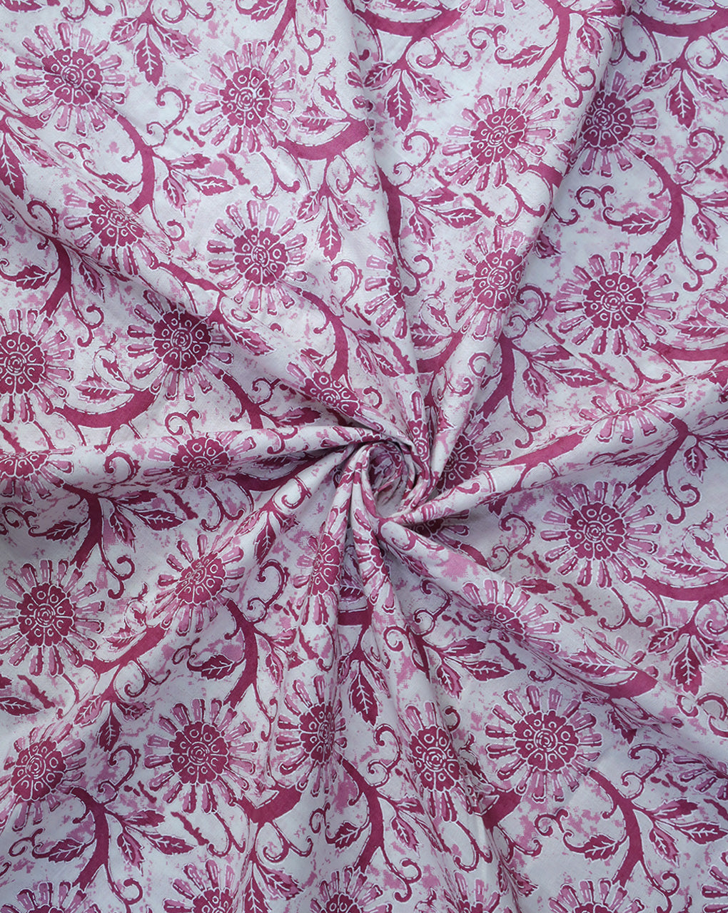 MULTICOLOR FLORAL DESIGN COTTON PRINTED FABRIC