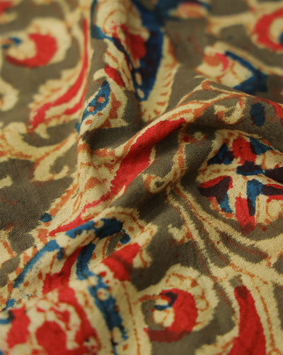 COTTON KALAMKARI PRINTED FABRIC