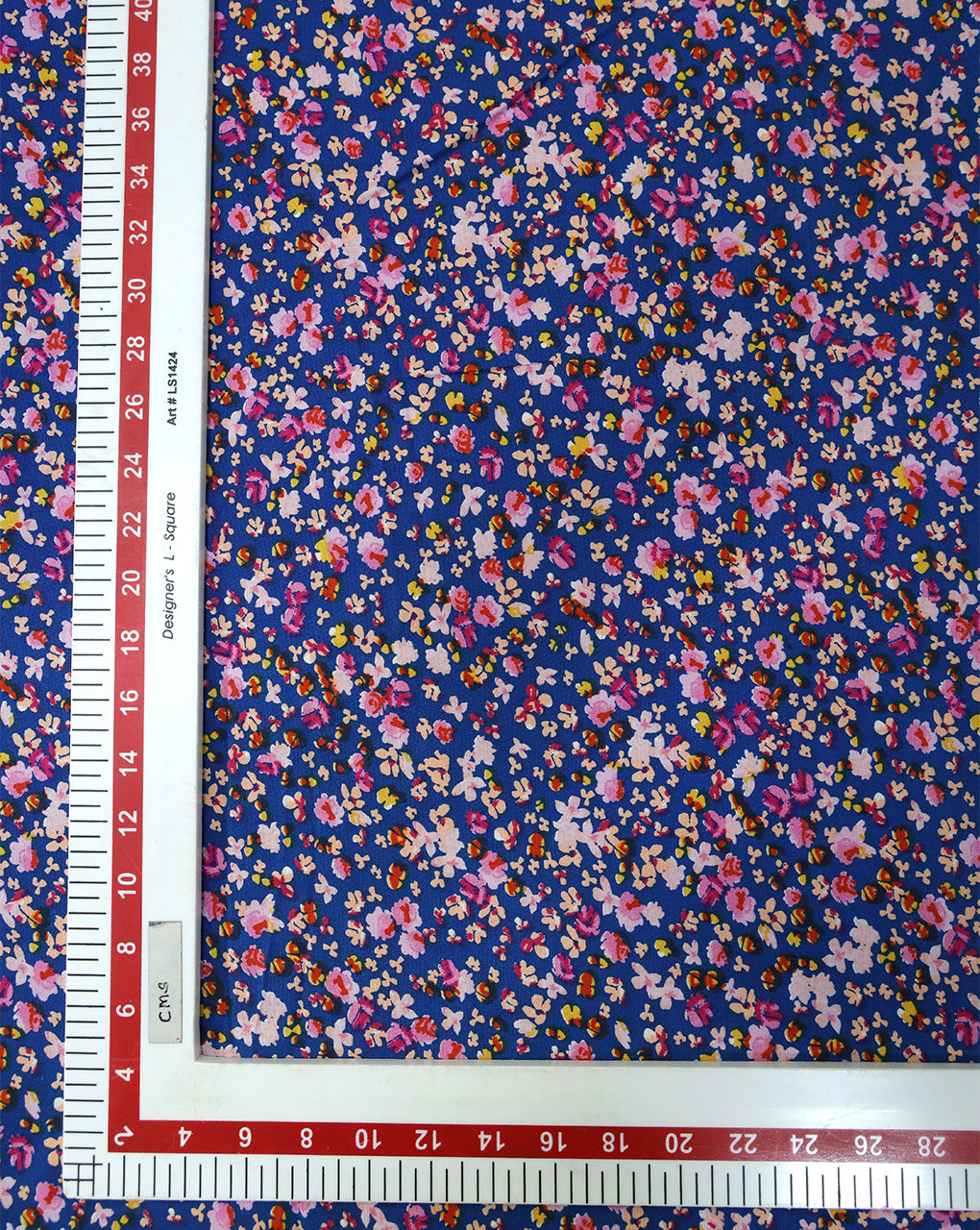 MULTICOLOR SMALL FLOWERS DESIGN PRINTED RAYON FABRIC
