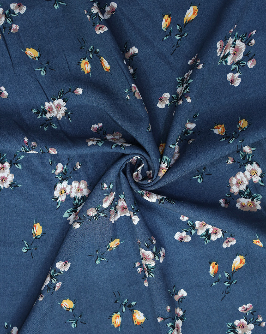 FLORAL DESIGN PRINTED RAYON FABRIC