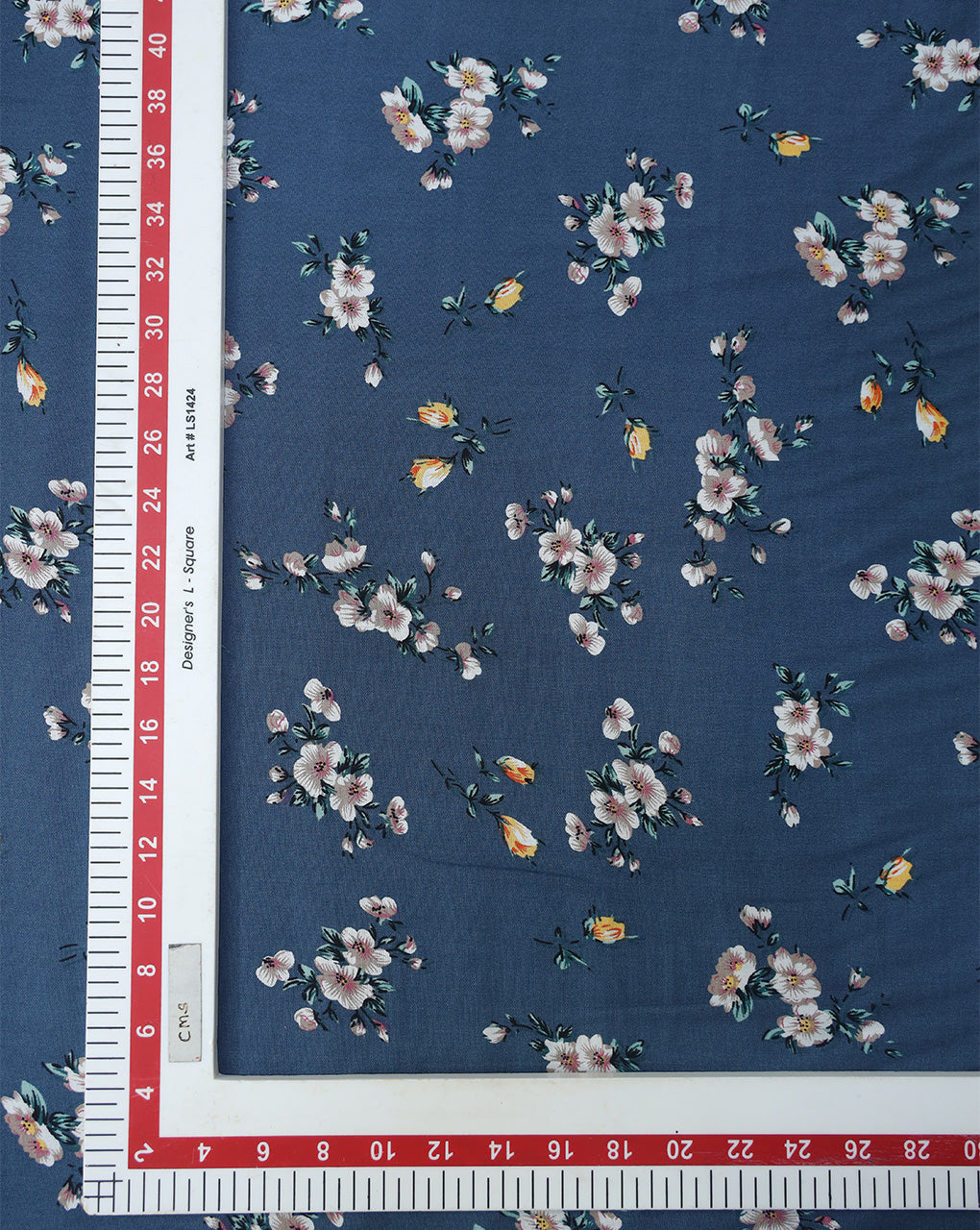 FLORAL DESIGN PRINTED RAYON FABRIC