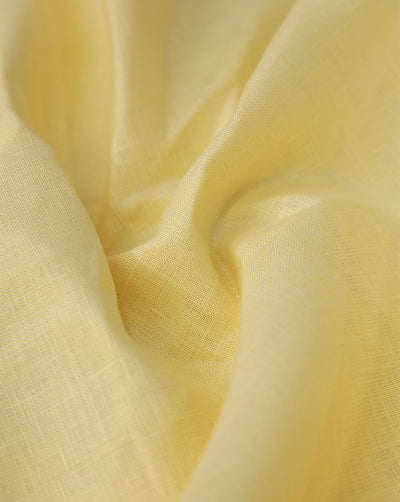 CREAM PLAIN LINEN SHIRTING FABRIC