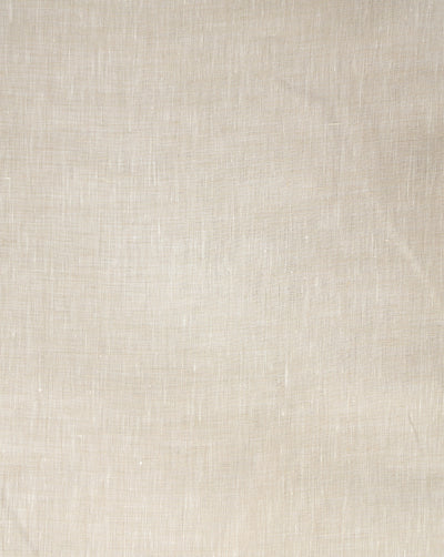 BEIGE PLAIN LINEN SHIRTING FABRIC