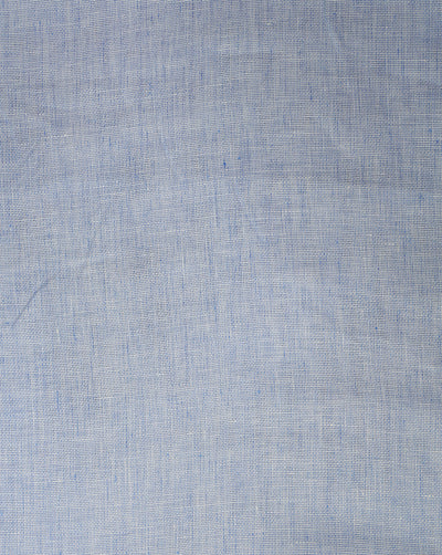 BLUE PLAIN LINEN SHIRTING FABRIC