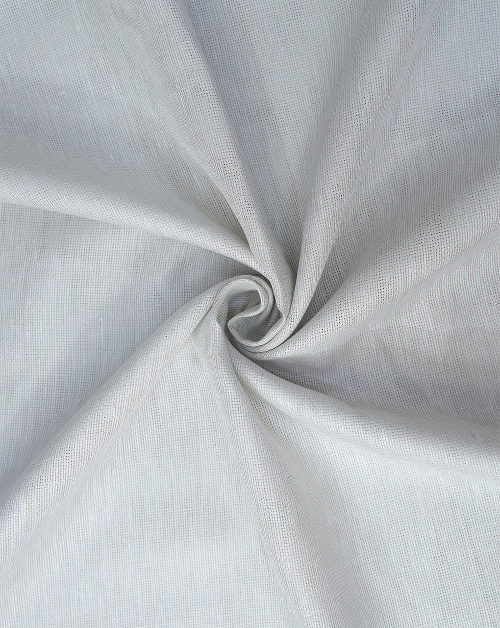 WHITE PLAIN LINEN SHIRTING FABRIC