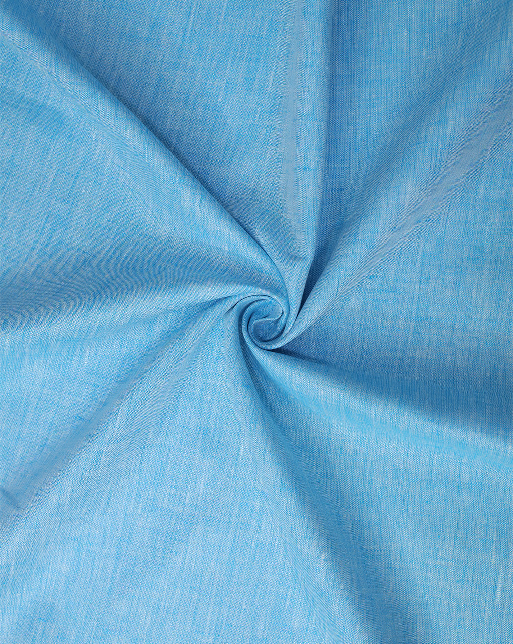 BLUE PLAIN LINEN SHIRTING FABRIC