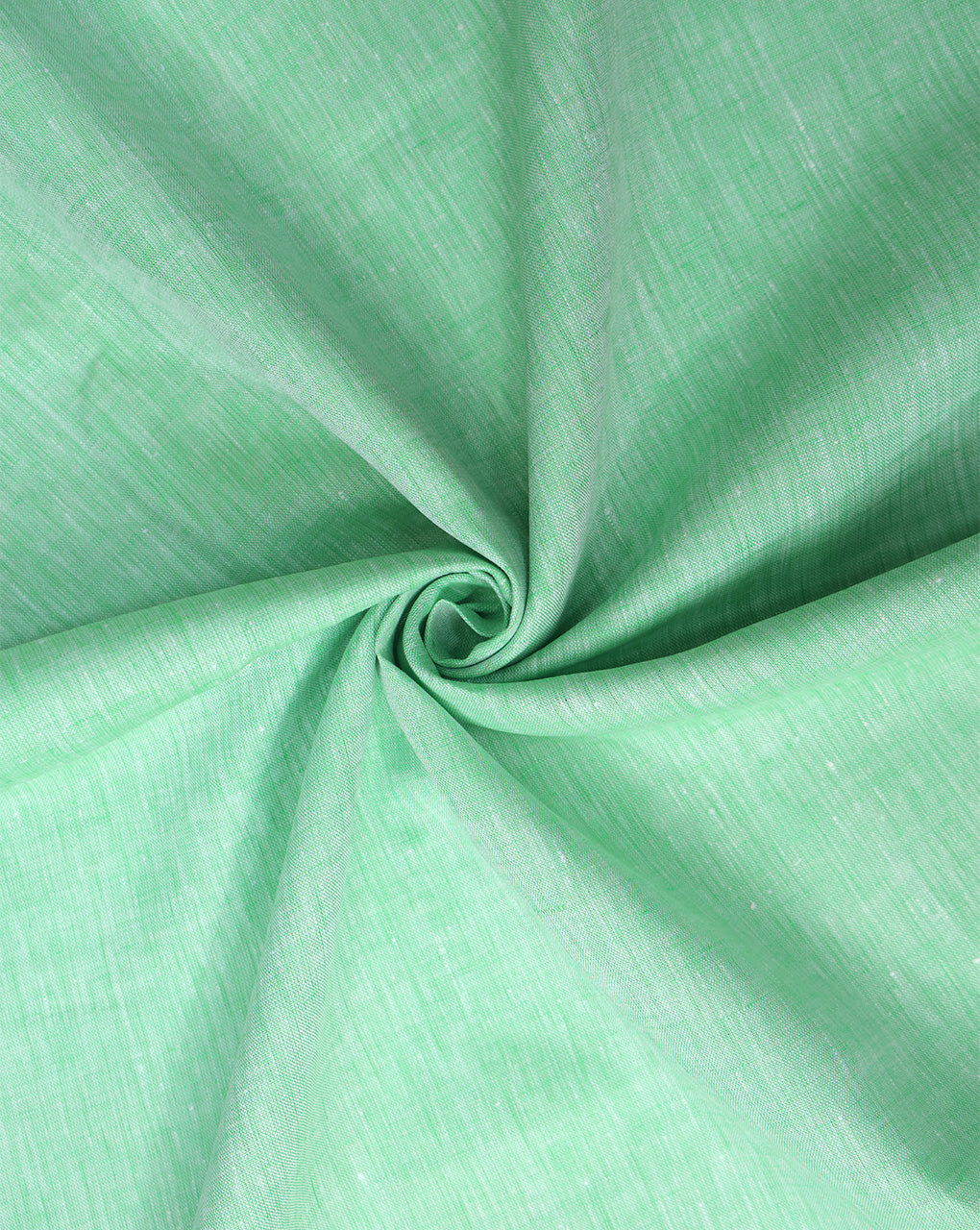 GREEN PLAIN LINEN SHIRTING FABRIC