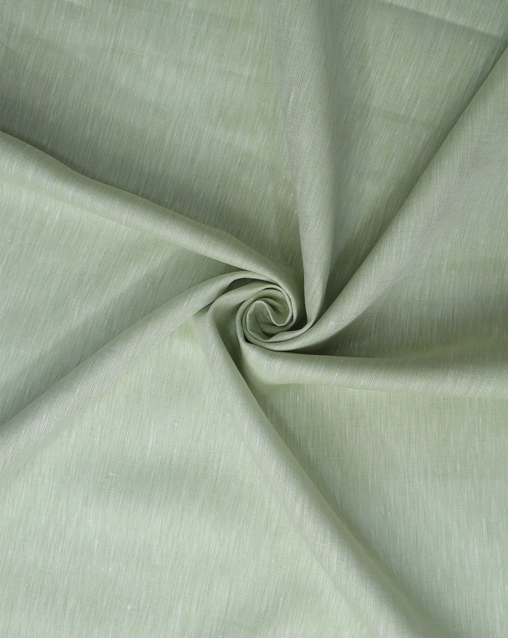 GREEN PLAIN LINEN SHIRTING FABRIC