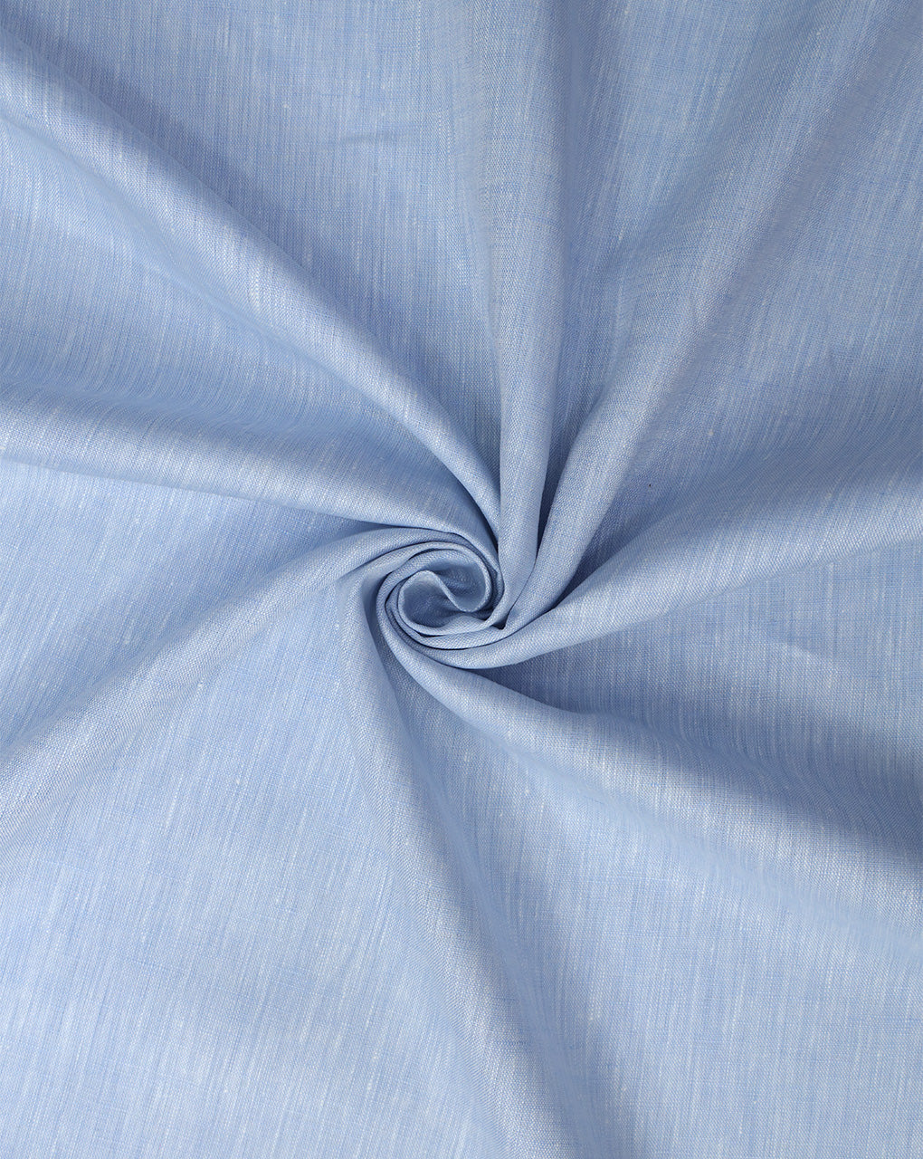 SKY BLUE PLAIN LINEN SHIRTING FABRIC